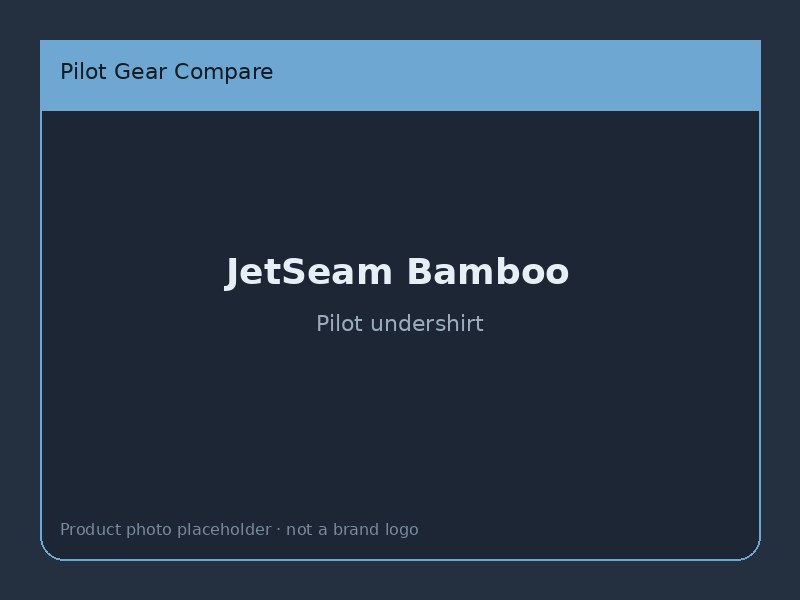JetSeam bamboo pilot undershirt