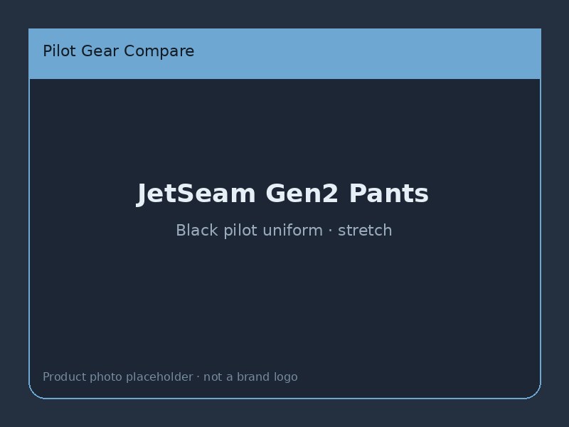 JetSeam Gen2 pilot pants