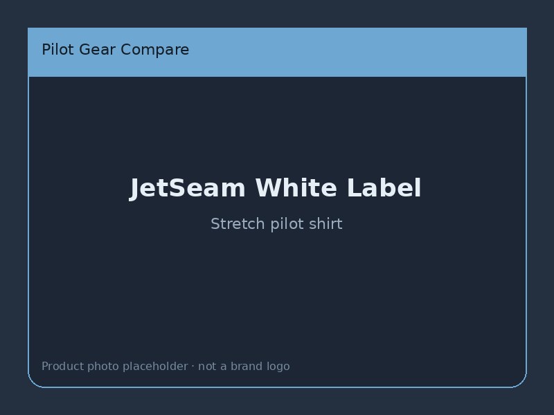 JetSeam White Label pilot shirt
