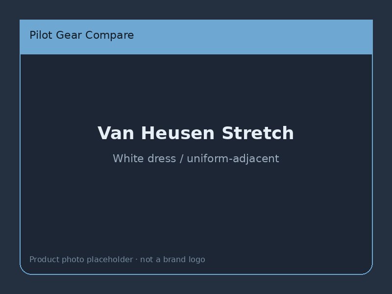 Van Heusen white stretch dress shirt